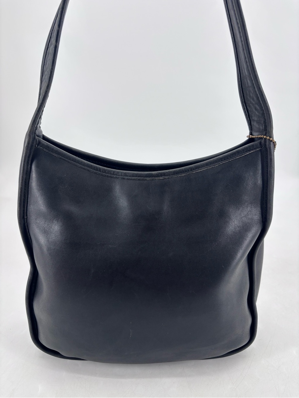 Coach Ergo 9047 Vintage 90s Leather Made In Mexico Compartment Hobo Bucket Bag - Picture 3 of 16
